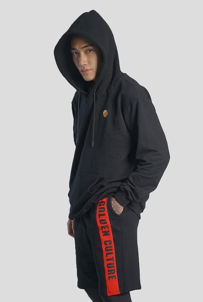 Golden Culture Autumn Hoodie (Black)